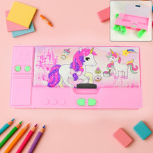 Multi Purpose Gadget Jumbo Pencil Box Compass With Calculator Jumbo 2 Side Slot Geometry Box Compass Use School , Traveling & Studio