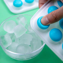 21 Cavity  Up Ice Cube Trays-Easy Release, Flexible Silicone Bottom - Stackable, BPA Free, Food Grade - for Convenient Freezer Ice Making (2 Pc Set)