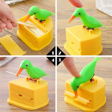 Portable Automatic Bird Toothpick Storage Box