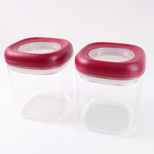 Transparent Twist Lock Kitchen Storage Container Set (Approx 800ml  2pc)