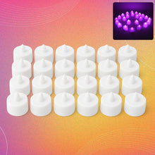 Flameless LED Tealights, Smokeless Plastic Decorative Candles - Led Tea Light Candle For Home Decoration (Pack Of 24)