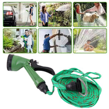 50 Ft Expandable Hose Pipe Nozzle For Garden Wash Car Bike With Spray Gun