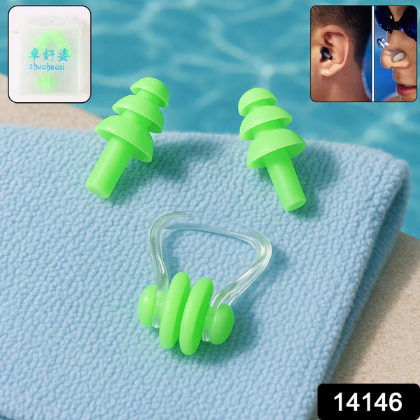 Swim Nose Clip and Earplug Set 