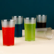 Matt Finish Glass Tumbler Set (Approx 300ml  6 Pc)