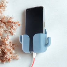 Wall Mounted Adhesive Phone Holder  Remote Organizer(1pc)