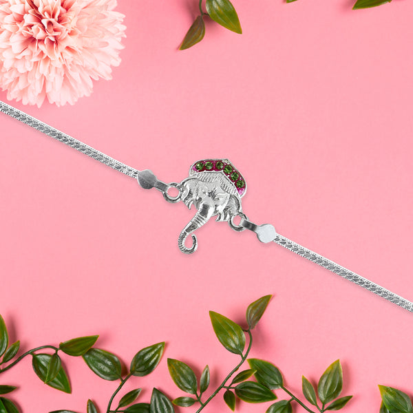 Divine Bond Sacred Thread  Ganesh Rakhi For Your Dearest Brother