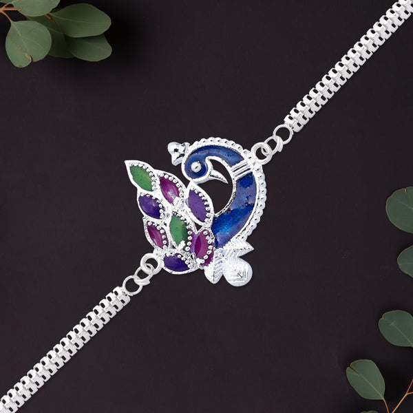 Traditional Peacock Design Rakhi