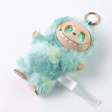 Mint Green Plush Toy Cartoon Keychain With Hook Colorful Animal Mint Green (1 Pc)