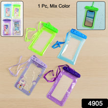 Pouch Cover Mobile Water Protector (1 Pc / Mix Color)