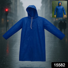 Large Durable Waterproof Hooded Raincoat For Men (1 Pc)